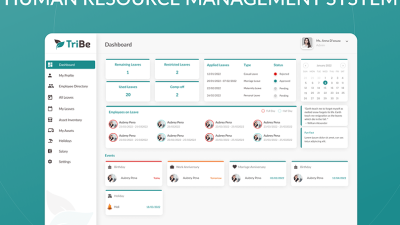 HRMS - Human Resource Management System on Behance